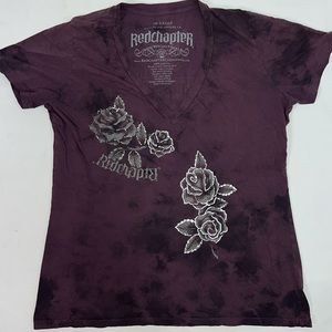 2332 womens red chapter purple shirt